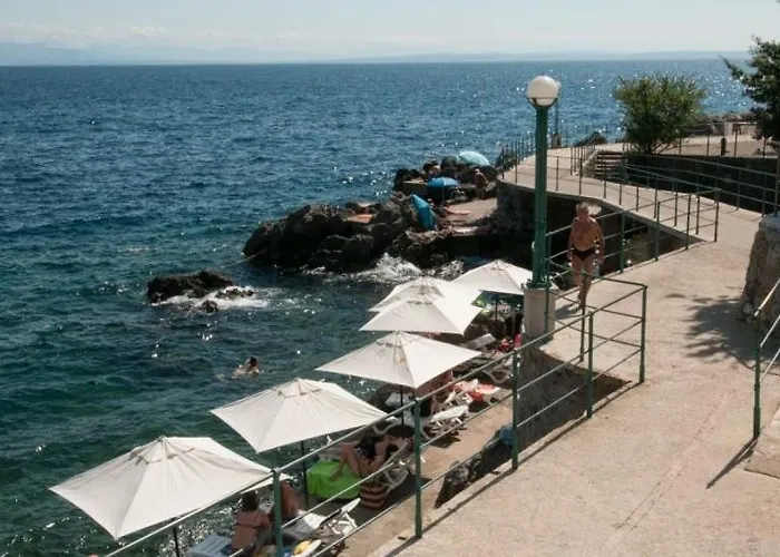 In With Sea View, Terrace, Air Conditioning, Wifi Lovran